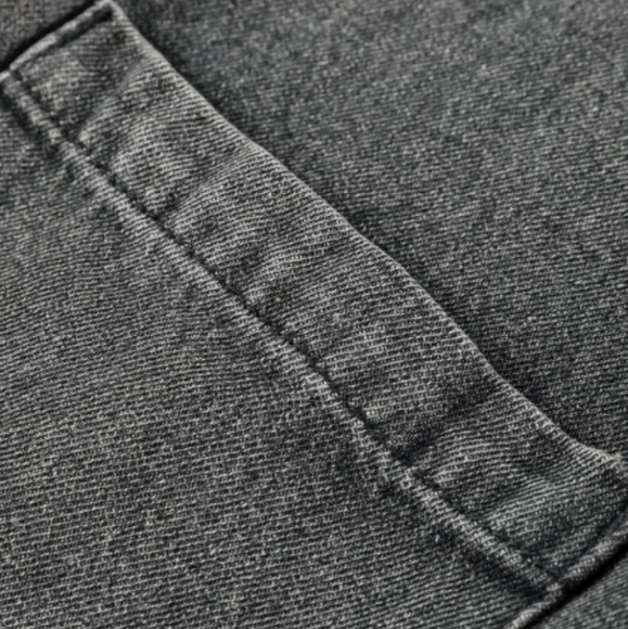 Retro Denim Overall Mini Dress Patch Pocket Sleeveless Jean Button-Up Romper - Picture 10 of 16